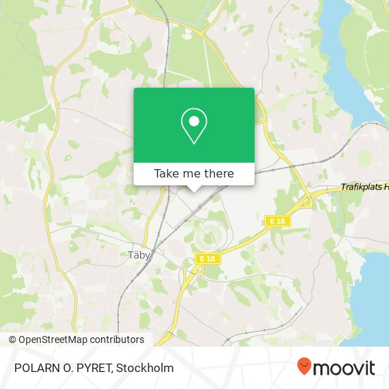 POLARN O. PYRET, Attundafältet 2 SE-183 34 Täby map