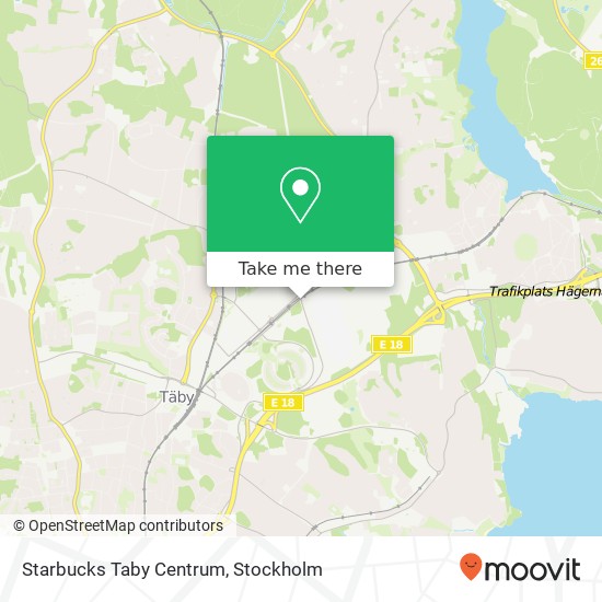 Starbucks Taby Centrum, Täby allé SE-183 32 Täby map