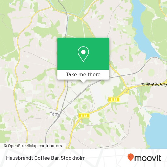 Hausbrandt Coffee Bar, SE-183 34 Täby map