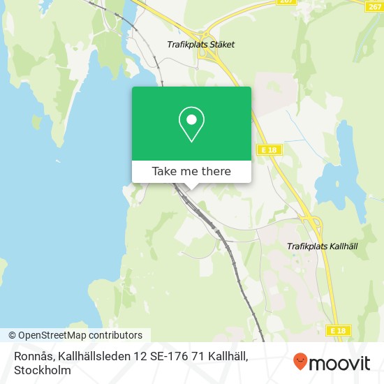 Ronnås, Kallhällsleden 12 SE-176 71 Kallhäll map