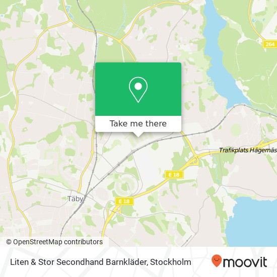 Liten & Stor Secondhand Barnkläder, Marknadsvägen 113 SE-183 78 Täby map