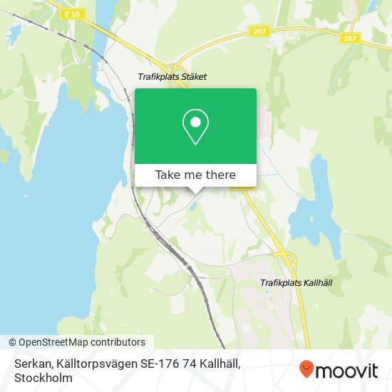 Serkan, Källtorpsvägen SE-176 74 Kallhäll map
