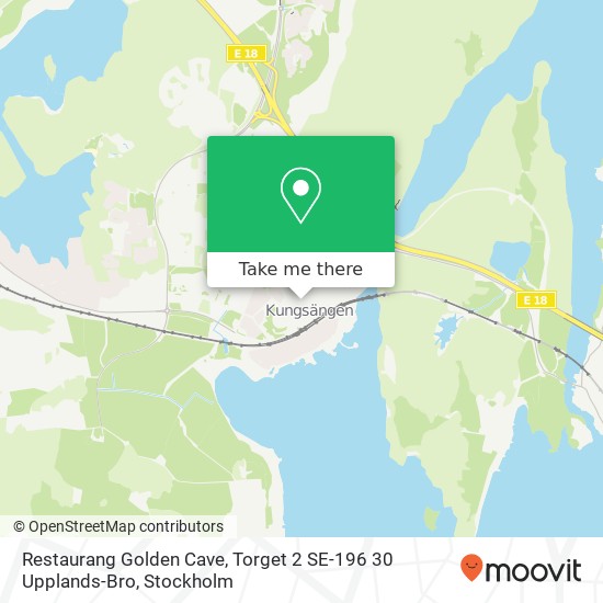 Restaurang Golden Cave, Torget 2 SE-196 30 Upplands-Bro map