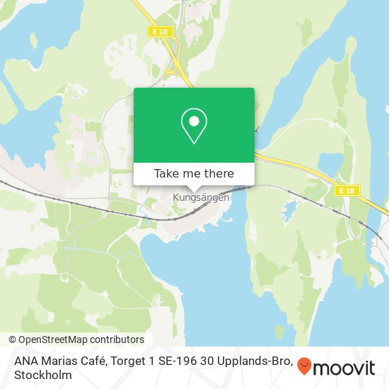 ANA Marias Café, Torget 1 SE-196 30 Upplands-Bro map