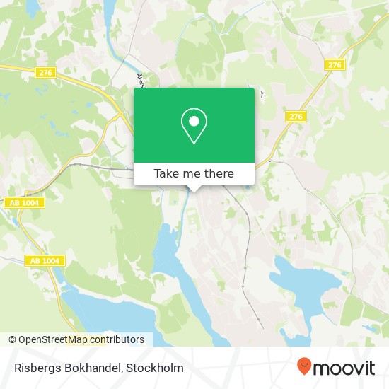 Risbergs Bokhandel map