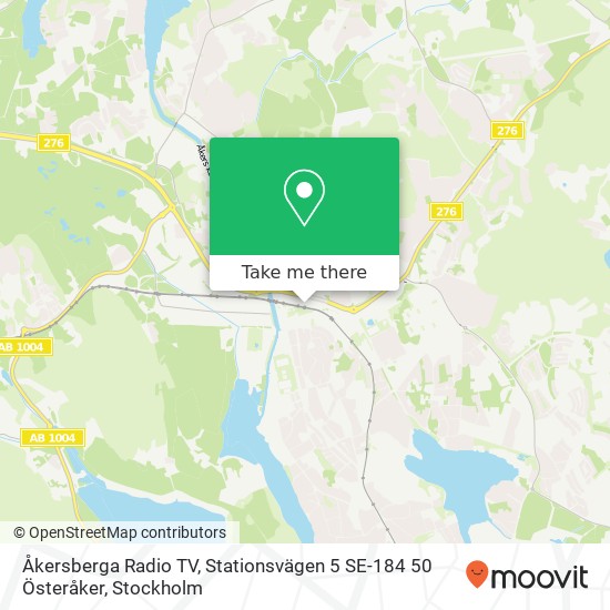 Åkersberga Radio TV, Stationsvägen 5 SE-184 50 Österåker map