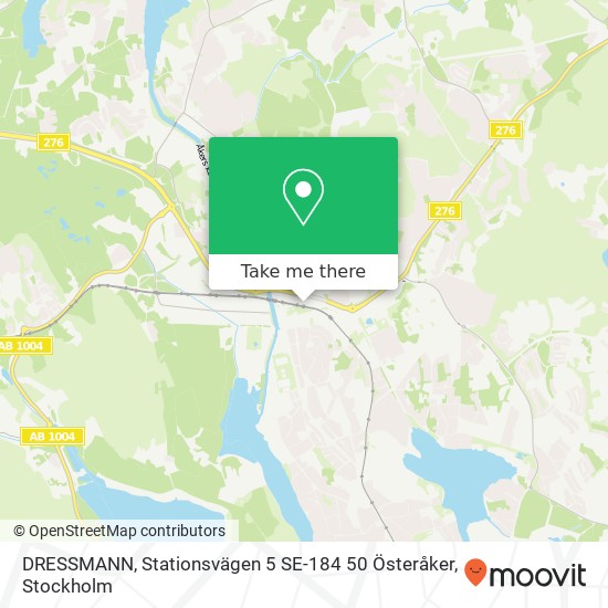 DRESSMANN, Stationsvägen 5 SE-184 50 Österåker map
