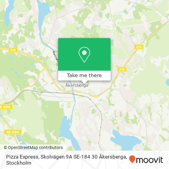 Pizza Express, Skolvägen 9A SE-184 30 Åkersberga map