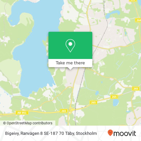 Bigeivy, Ranvägen 8 SE-187 70 Täby map