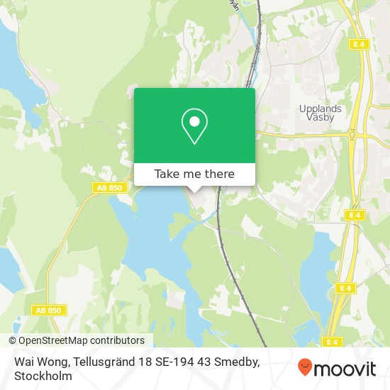 Wai Wong, Tellusgränd 18 SE-194 43 Smedby map