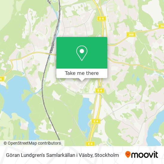 Göran Lundgren's Samlarkällan i Väsby map