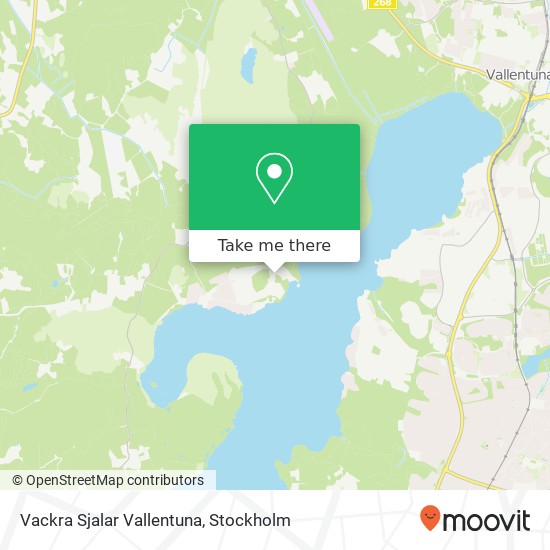 Vackra Sjalar Vallentuna map