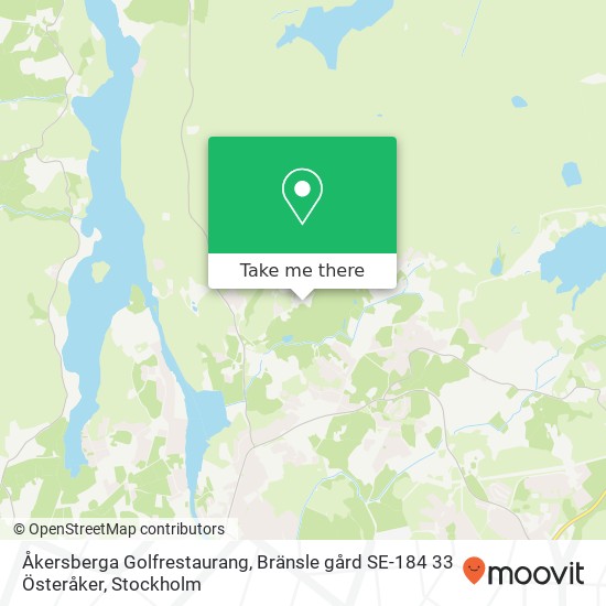 Åkersberga Golfrestaurang, Bränsle gård SE-184 33 Österåker map