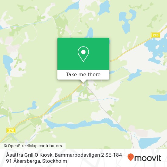 Åsättra Grill O Kiosk, Bammarbodavägen 2 SE-184 91 Åkersberga map