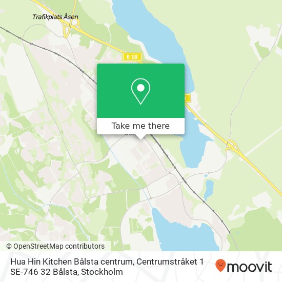 Hua Hin Kitchen Bålsta centrum, Centrumstråket 1 SE-746 32 Bålsta map