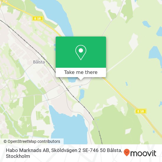 Habo Marknads AB, Sköldvägen 2 SE-746 50 Bålsta map