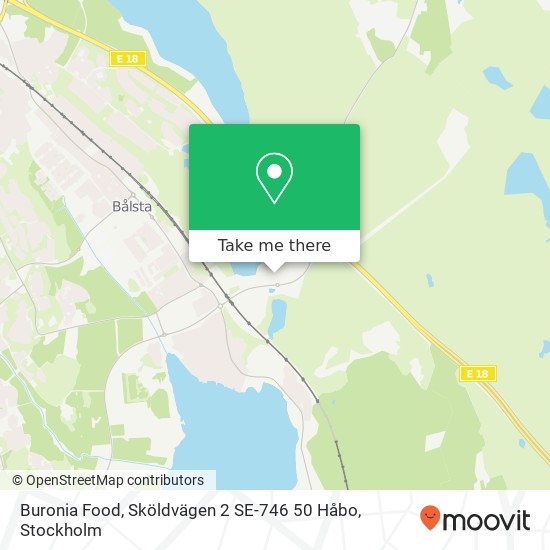 Buronia Food, Sköldvägen 2 SE-746 50 Håbo map