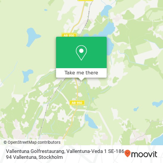 Vallentuna Golfrestaurang, Vallentuna-Veda 1 SE-186 94 Vallentuna map