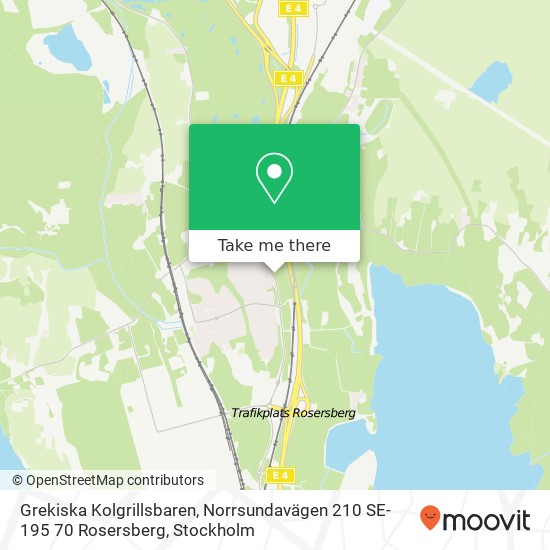 Grekiska Kolgrillsbaren, Norrsundavägen 210 SE-195 70 Rosersberg map