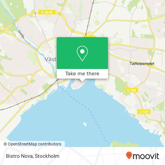 Bistro Nova, Fyrtornsgatan 9 SE-722 10 Västerås map