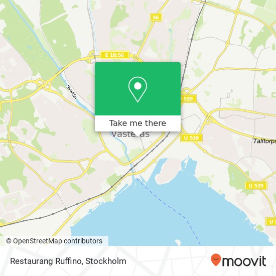 Restaurang Ruffino, Stora gatan 7 SE-722 12 Västerås map