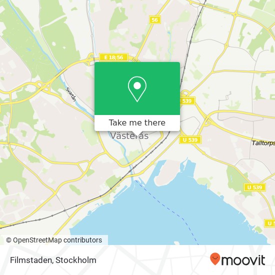 Filmstaden map