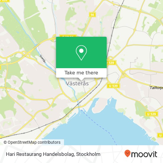 Hari Restaurang Handelsbolag, Kopparbergsvägen 16 SE-722 13 Västerås map