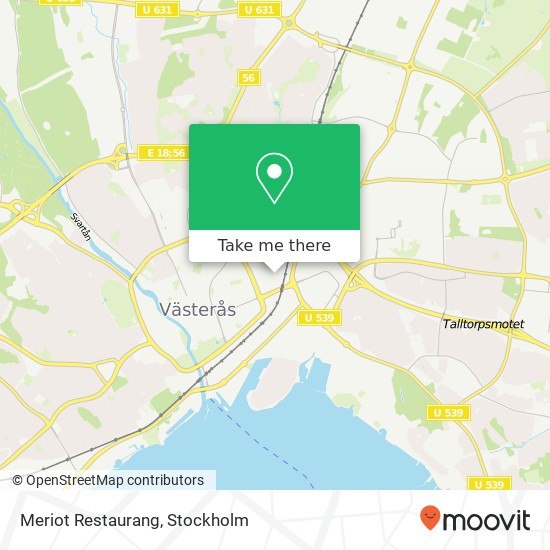 Meriot Restaurang, Metallverksgatan SE-721 30 Västerås map