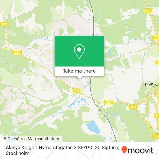 Alanya Kolgrill, Nymärstagatan 2 SE-195 30 Sigtuna map