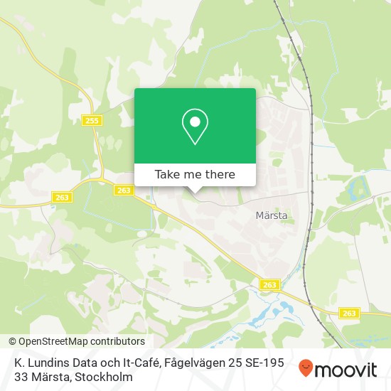 K. Lundins Data och It-Café, Fågelvägen 25 SE-195 33 Märsta map