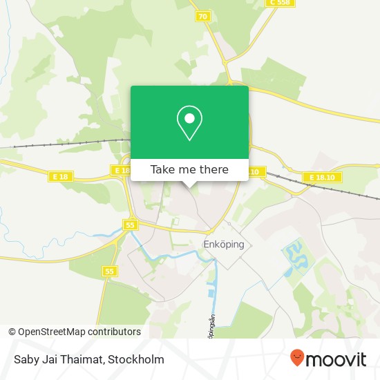 Saby Jai Thaimat, Enöglavägen 20A SE-745 32 Enköping map