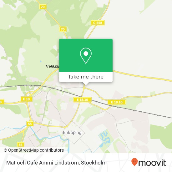 Mat och Café Ammi Lindström, Mästergatan 1 SE-745 37 Enköping map