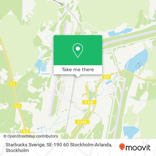 Starbucks Sverige, SE-190 60 Stockholm-Arlanda map