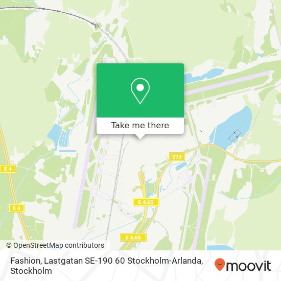Fashion, Lastgatan SE-190 60 Stockholm-Arlanda map