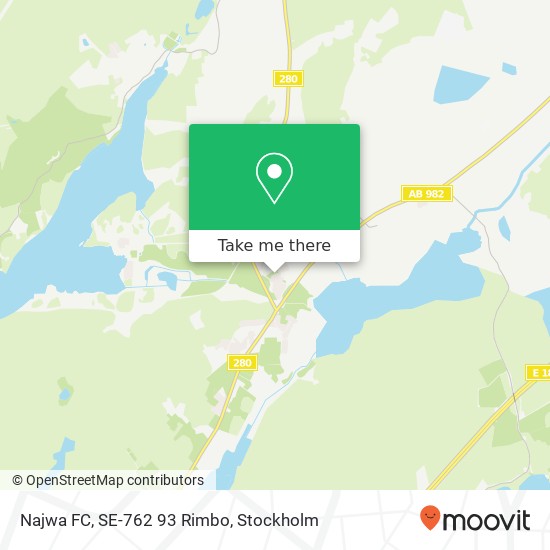 Najwa FC, SE-762 93 Rimbo map