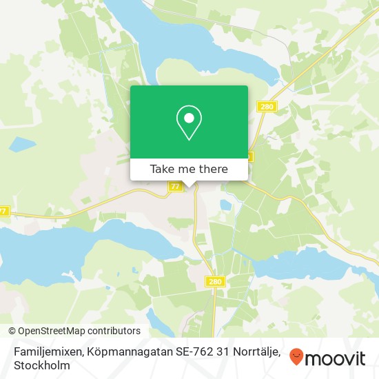 Familjemixen, Köpmannagatan SE-762 31 Norrtälje map