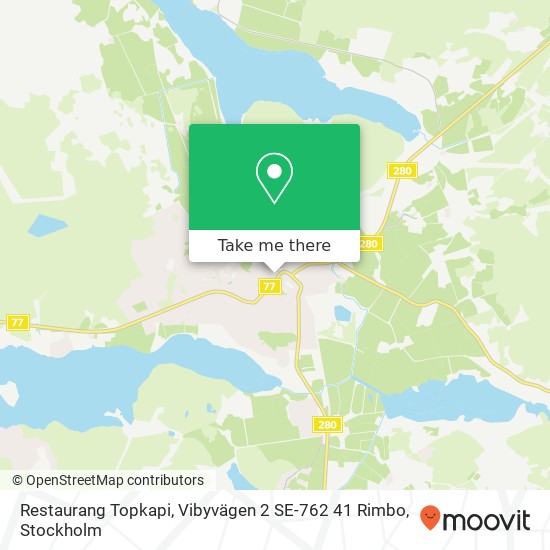 Restaurang Topkapi, Vibyvägen 2 SE-762 41 Rimbo map