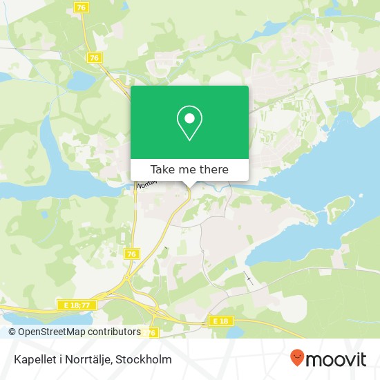 Kapellet i Norrtälje map