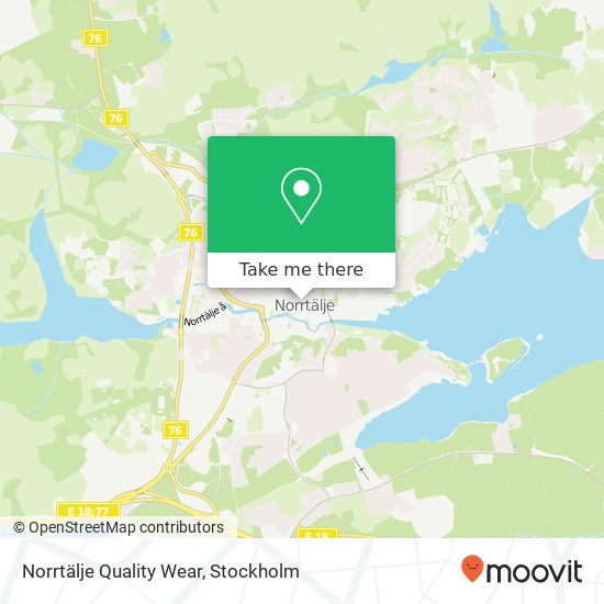Norrtälje Quality Wear, Stora Brogatan 10 SE-761 30 Norrtälje map