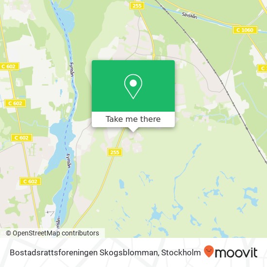 Bostadsrattsforeningen Skogsblomman, Stenbrohultsvägen 101 SE-757 58 Uppsala map