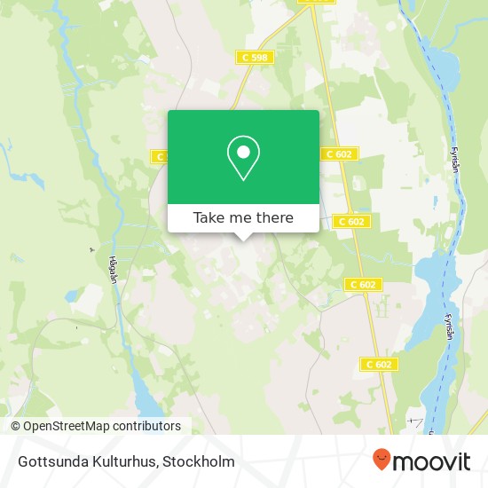 Gottsunda Kulturhus map