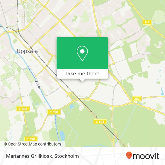 Mariannes Grillkiosk, Danmarksgatan 47 SE-753 23 Uppsala map