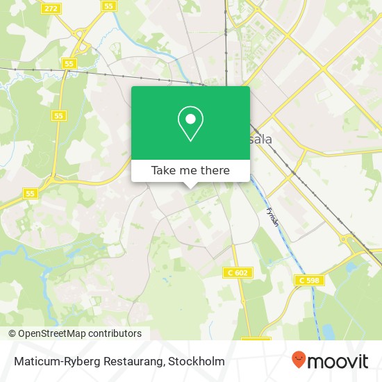 Maticum-Ryberg Restaurang, Thunbergsvägen 3 SE-752 38 Uppsala map