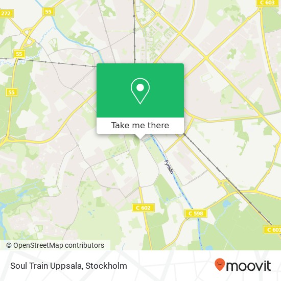 Soul Train Uppsala map