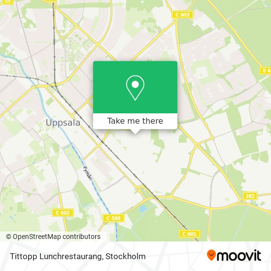 Tittopp Lunchrestaurang map