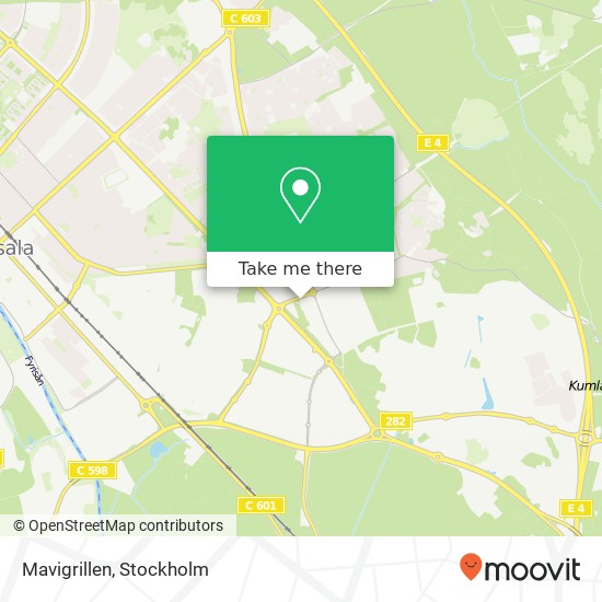 Mavigrillen, Sylveniusgatan SE-754 50 Uppsala map