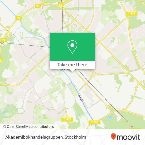 Akademibokhandelsgruppen map