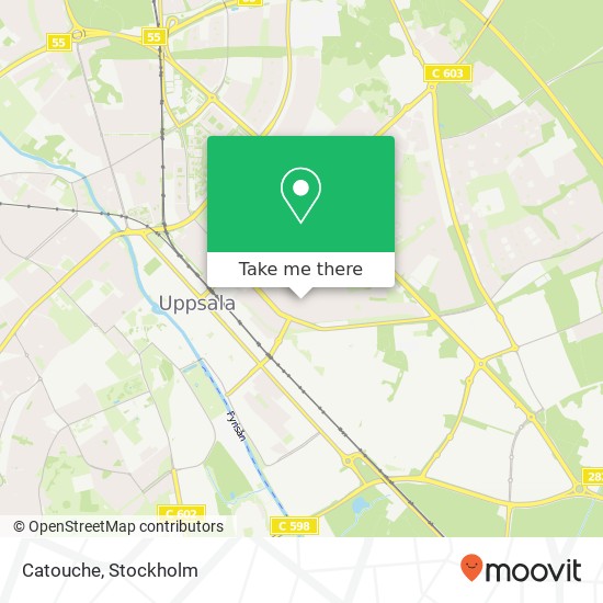 Catouche, Liljegatan 4 SE-753 24 Uppsala map