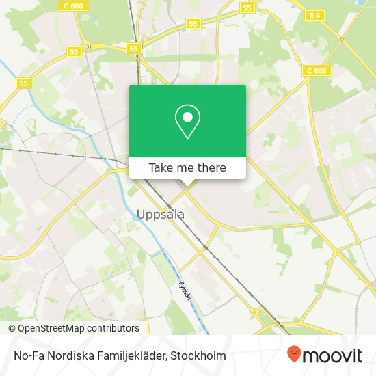 No-Fa Nordiska Familjekläder, Vaksalagatan 31 SE-753 31 Uppsala map