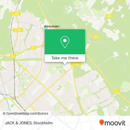 JACK & JONES, SE-754 60 Uppsala map